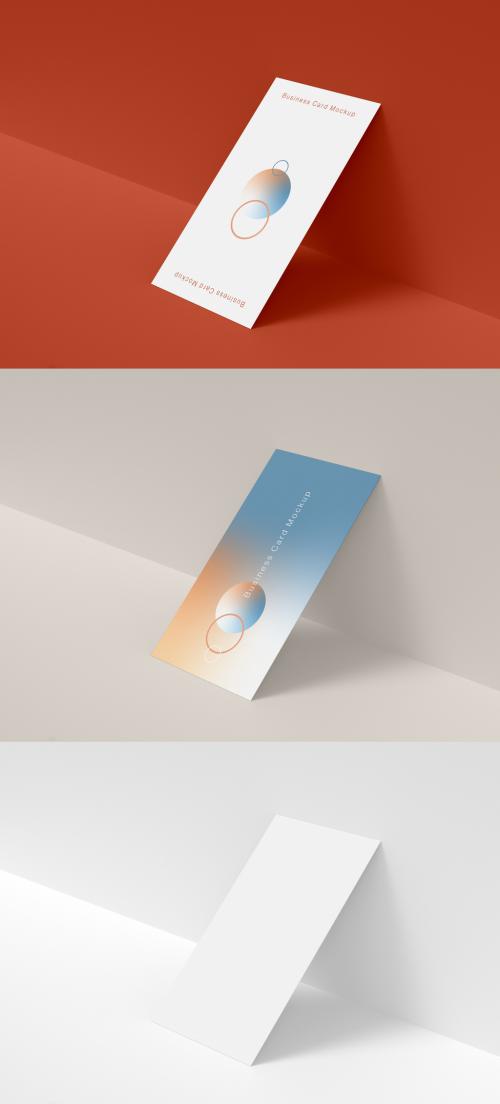 Isolated Business Card Layout Mockup - 476112876