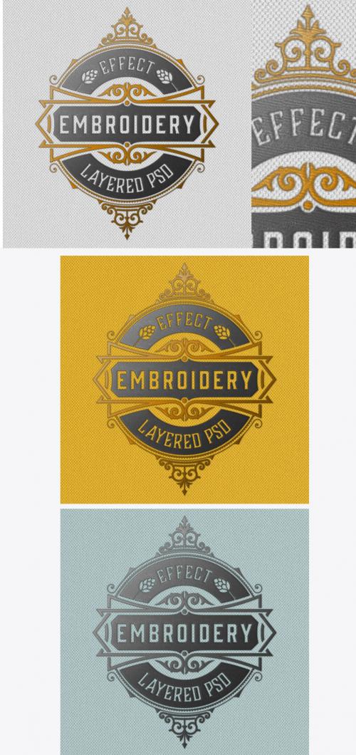 Embroidery Effect Mockup - 476311341