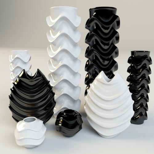 Decorative ceramic vase.