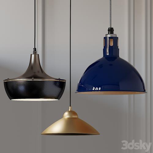 Rae, Wesco Vented Cord and Small Cone Pendants