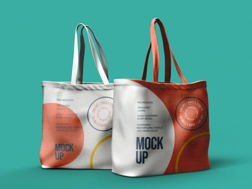 Canvas Bags Mockup Design - 477202935