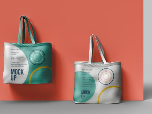 Canvas Bags Mockup Design - 477202941
