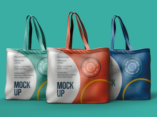 Canvas Bags Mockup Design - 477202961