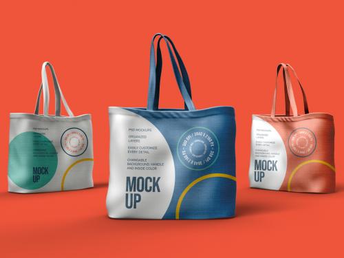 Canvas Bags Mockup Design - 477202990