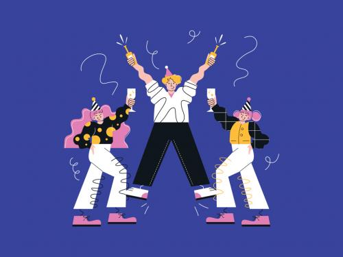 Dancing Party Illustration - 478192476