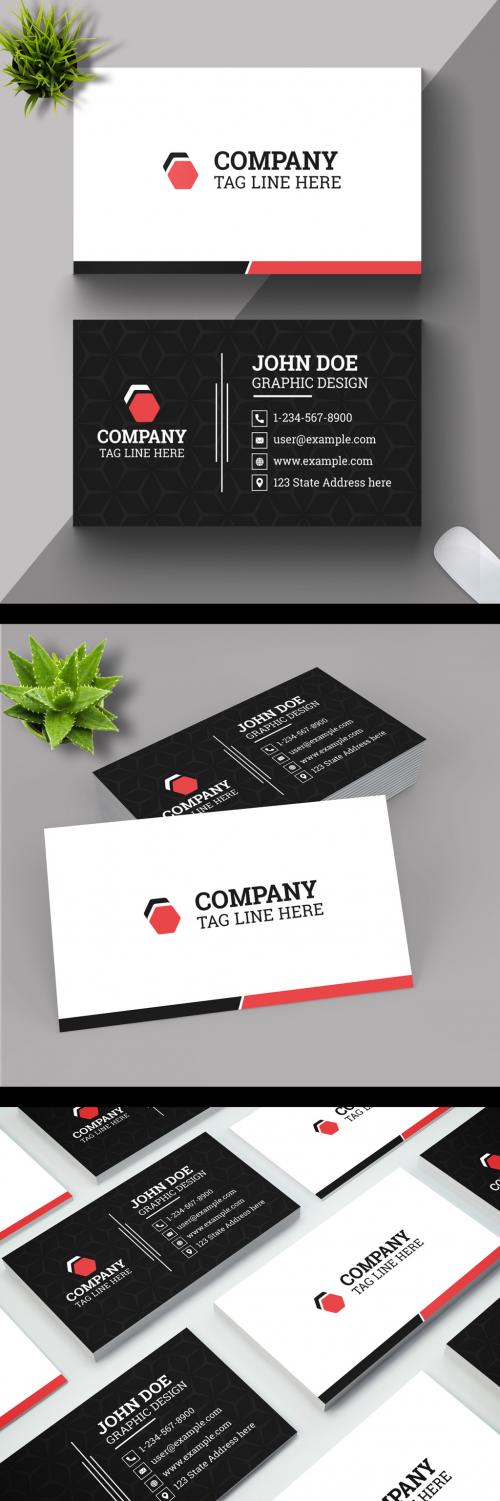 Simple Business Card Design - 478395886