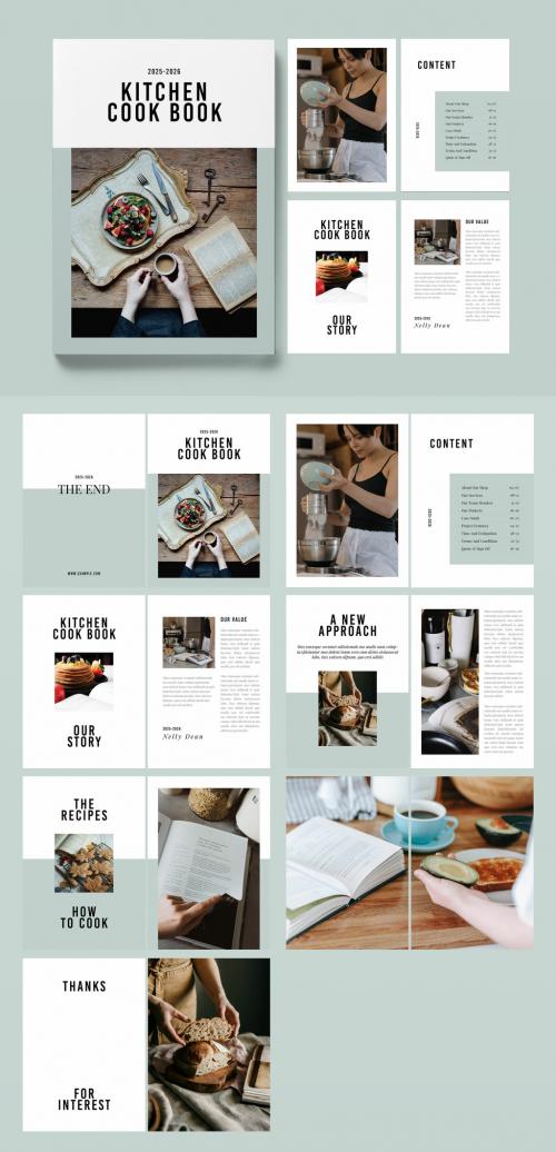 Cook Book Layout - 478396218