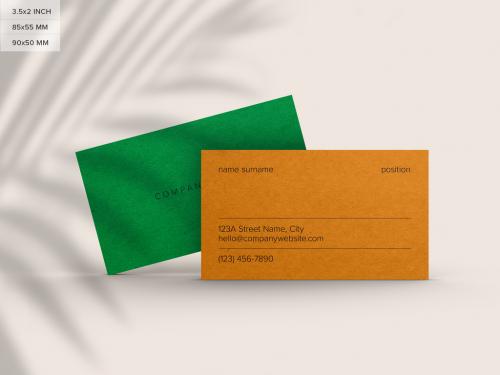 Business Card Mockup Design - 478397603