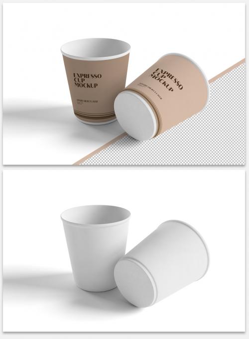 Mockup of an Expresso Paper Cup - 478872800