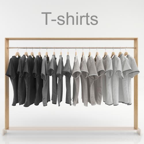 Set of clothes on a hanger