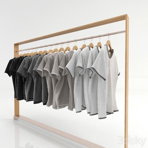 Set of clothes on a hanger