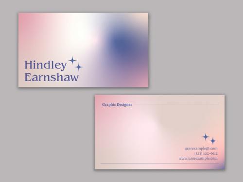 Gradient Modern Business Card