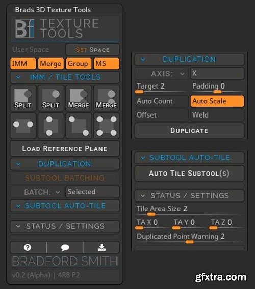 ZBrush Plugin - Texture Tools v0.2 | 4R8 P2