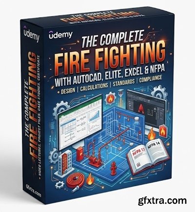 Udemy - The Complete Fire Fighting With Autocad,Elite,Excel & NFPA