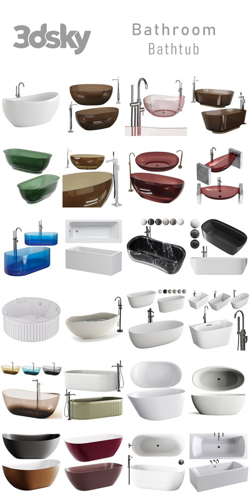 3DSky - Bathroom - Bathtub 3DSky - Bathroom - Bathtub