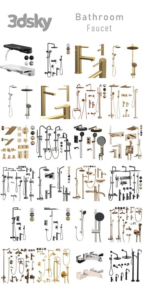 3DSky - Bathroom - Faucet 3DSky - Bathroom - Faucet