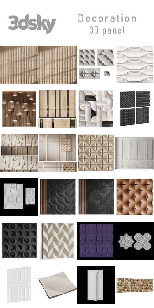 3DSky - Decoration - 3D panel 3DSky - Decoration - 3D panel