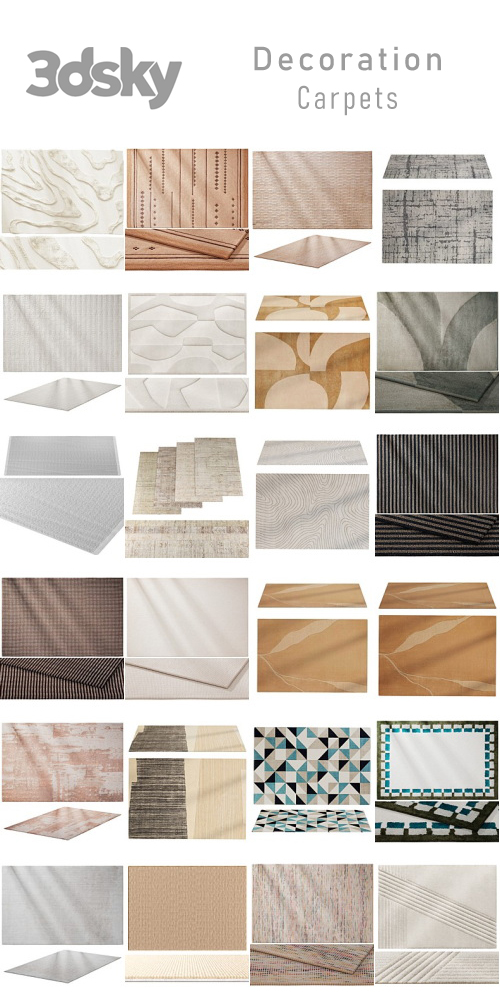 3DSky - Decoration - Carpets - Part 1 3DSky - Decoration - Carpets - Part 1