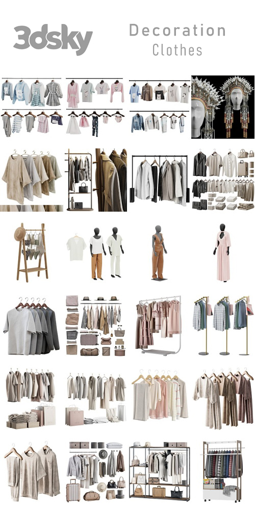 3DSky - Decoration - Clothes 3DSky - Decoration - Clothes
