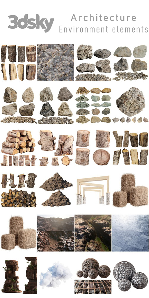 3DSky - Architecture - Environment elements 3DSky - Architecture - Environment elements