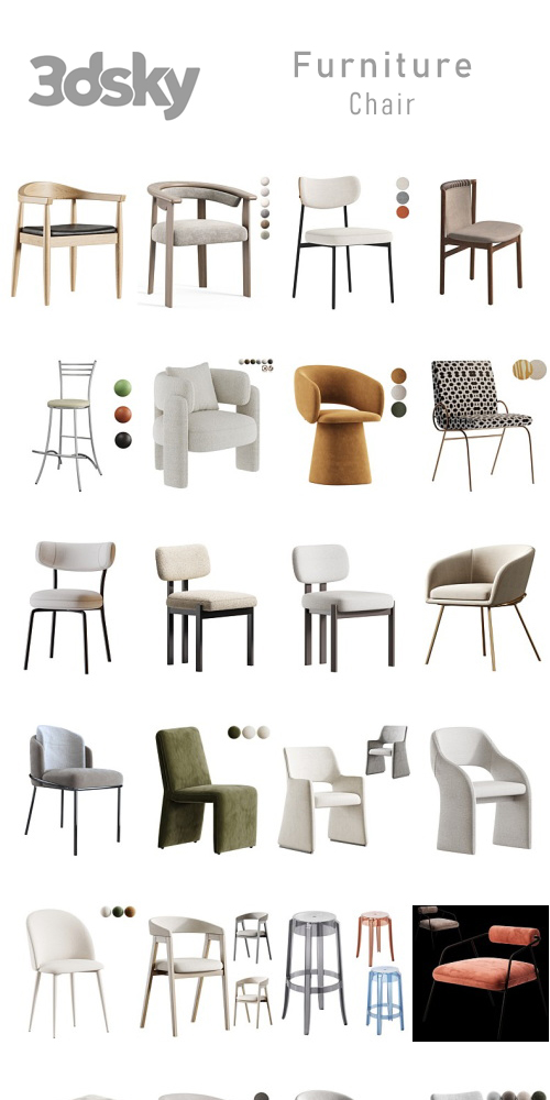 3DSky - Furniture - Chair - Part 8 3DSky - Furniture - Chair - Part 8