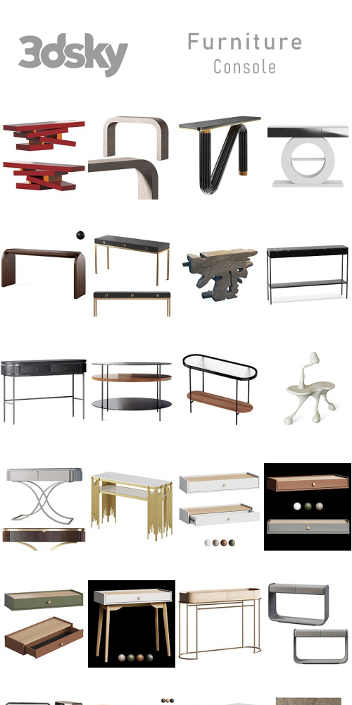 3DSky - Furniture - Console 3DSky - Furniture - Console
