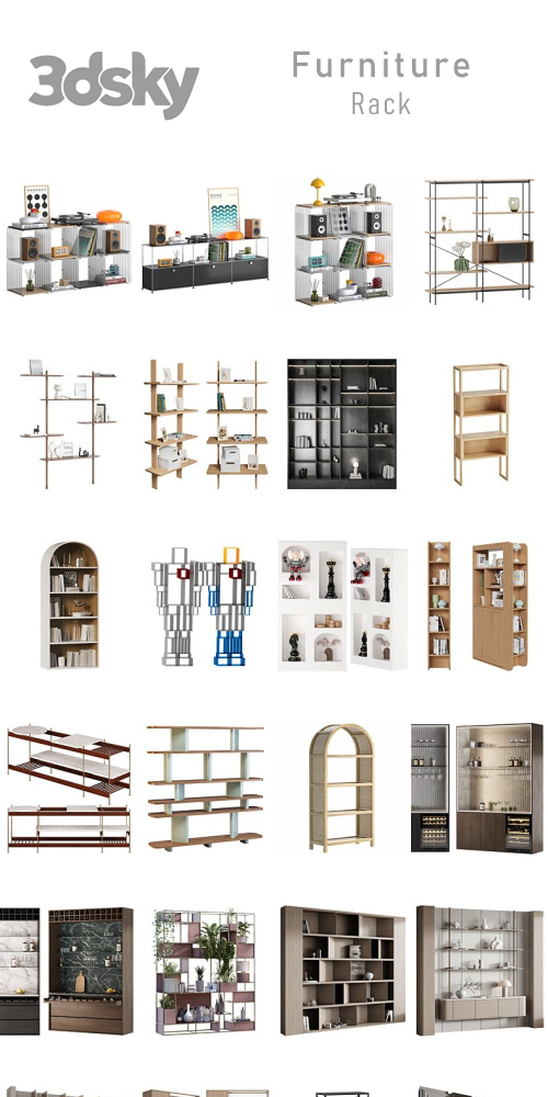 3DSky - Furniture - Rack 3DSky - Furniture - Rack