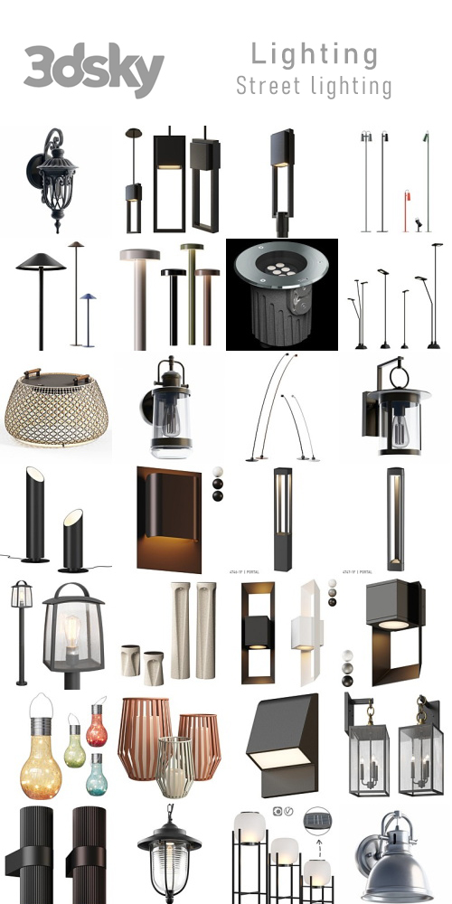 3DSky - Lighting - Street lighting 3DSky - Lighting - Street lighting