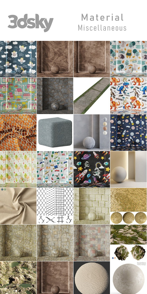 3DSky - Materials - Miscellaneous 3DSky - Materials - Miscellaneous