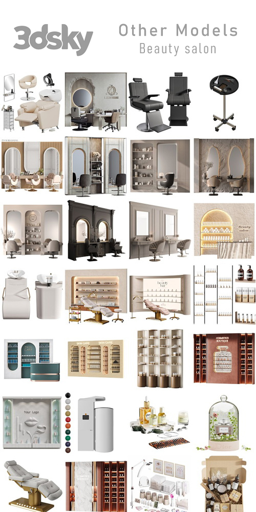 3DSky - Other Models - Beauty salon 3DSky - Other Models - Beauty salon