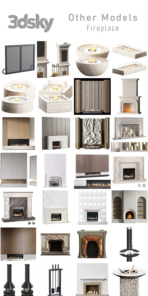 3DSky - Other Models - Fireplace 3DSky - Other Models - Fireplace