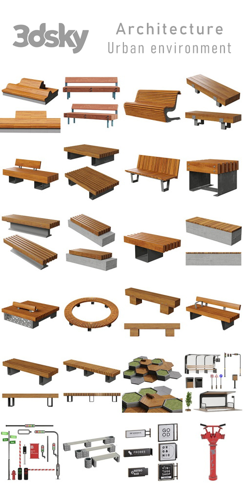 3DSky - Architecture - Urban environment 3DSky - Architecture - Urban environment