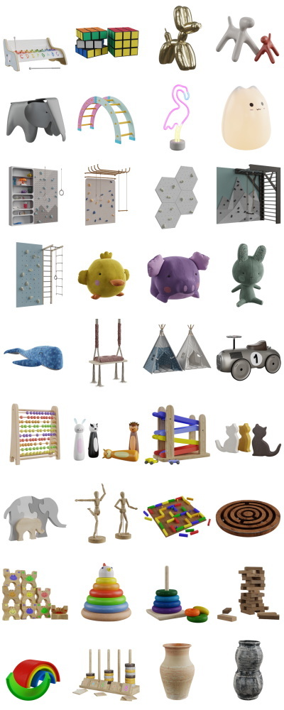 Imeshh - A Huge Blender 3D Model Library