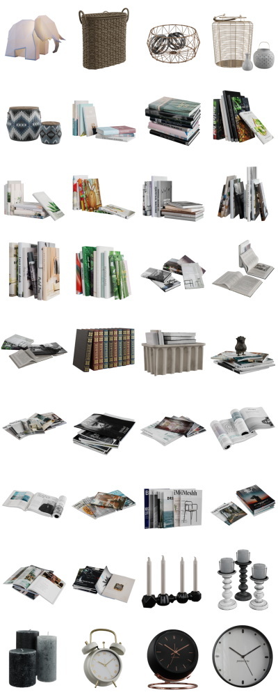 Imeshh - A Huge Blender 3D Model Library