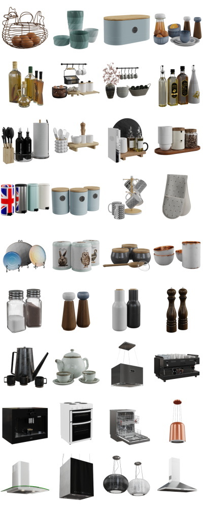 Imeshh - A Huge Blender 3D Model Library