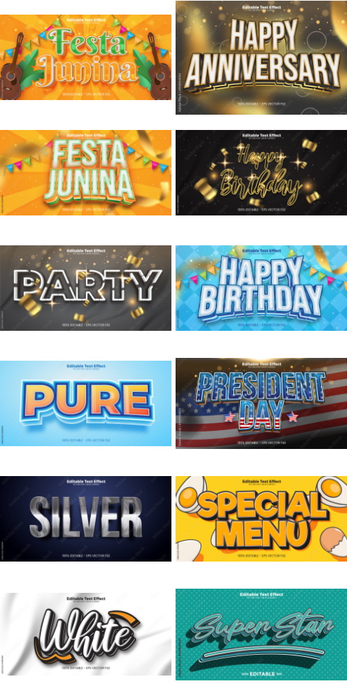 Editable Text Effect In Modern Trend Style 3 500xAI