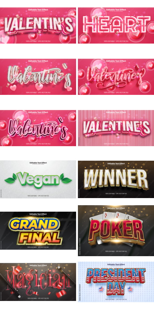 Editable Text Effect In Modern Trend Style 3 500xAI