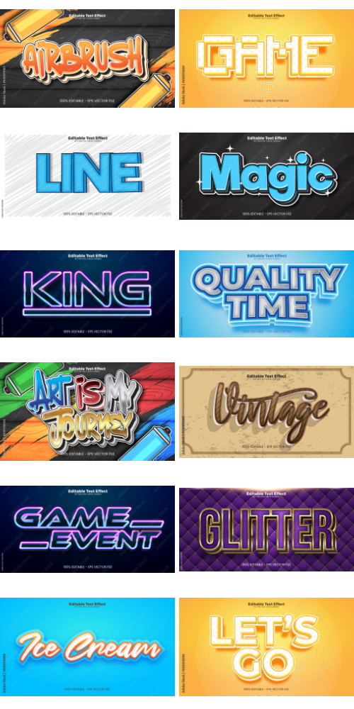 Editable Text Effect In Modern Trend Style 3 500xAI