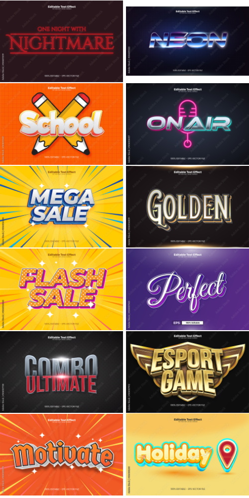 Editable Text Effect In Modern Trend Style 3 500xAI