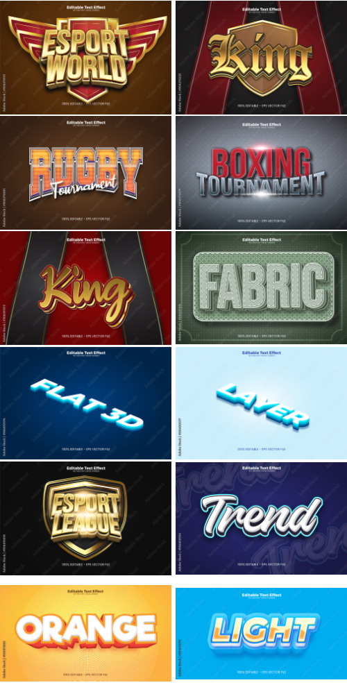 Editable Text Effect In Modern Trend Style 3 500xAI