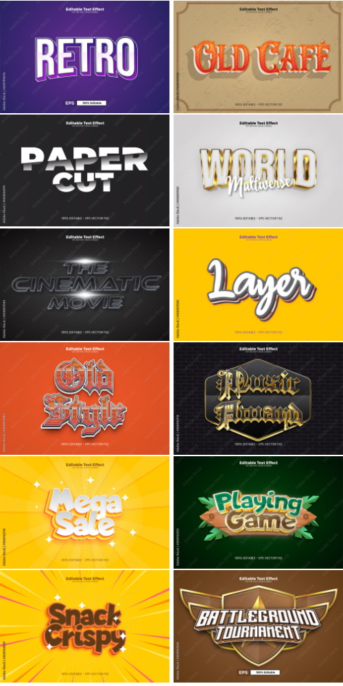 Editable Text Effect In Modern Trend Style 3 500xAI