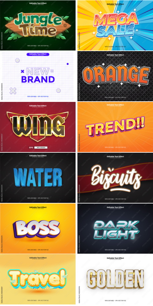 Editable Text Effect In Modern Trend Style 3 500xAI