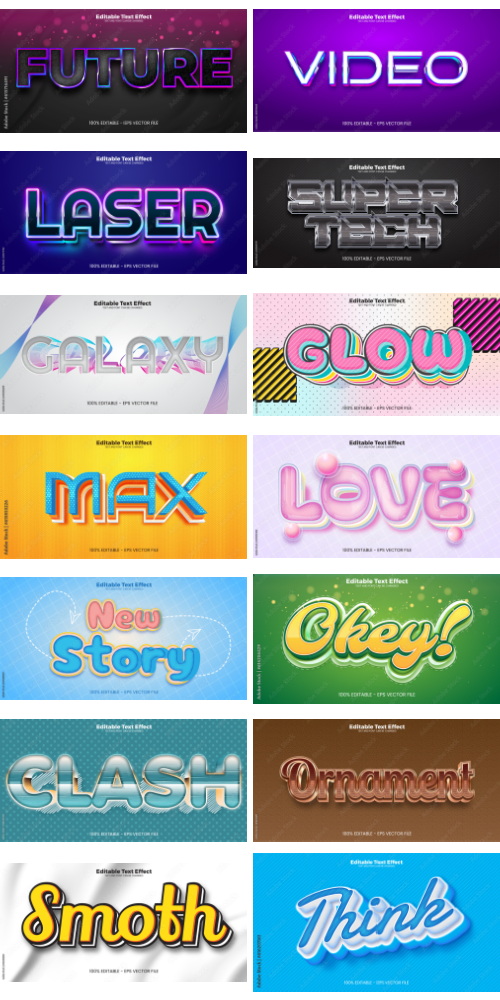 Editable Text Effect In Modern Trend Style 8 500xAI