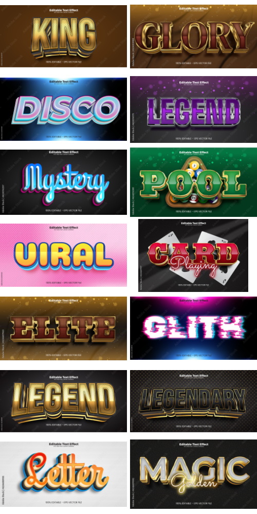 Editable Text Effect In Modern Trend Style 8 500xAI