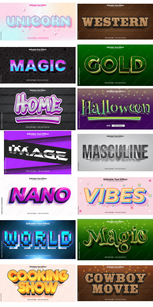 Editable Text Effect In Modern Trend Style 8 500xAI