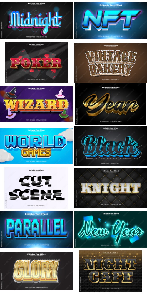 Editable Text Effect In Modern Trend Style 8 500xAI