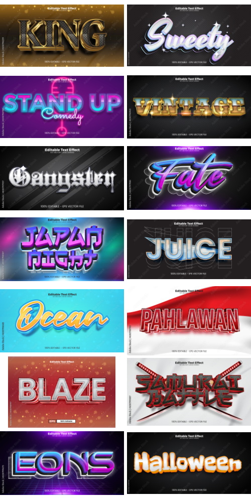 Editable Text Effect In Modern Trend Style 8 500xAI