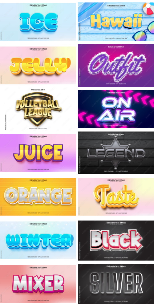 Editable Text Effect In Modern Trend Style 8 500xAI