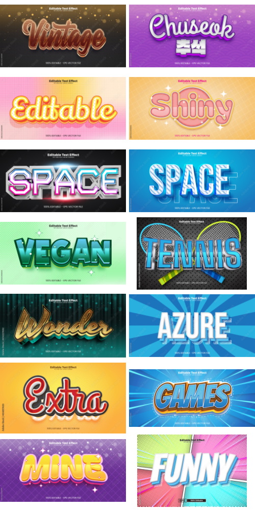 Editable Text Effect In Modern Trend Style 8 500xAI