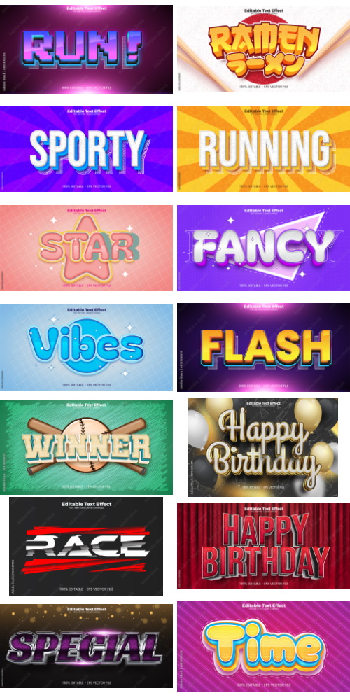 Editable Text Effect In Modern Trend Style 8 500xAI